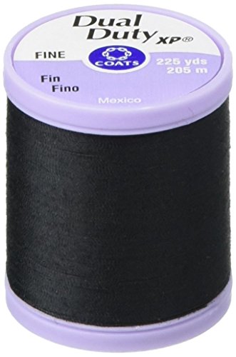 Coats & Clark Dual Duty XP Feingewinde, 225-yard, schwarz von Coats & Clark