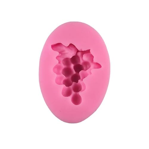 Fondant Formen 5 Stück Traubenstrauß Kuchen Silikonform Obst Schokolade Fondant Form Backen Dekorationswerkzeuge von CocHon