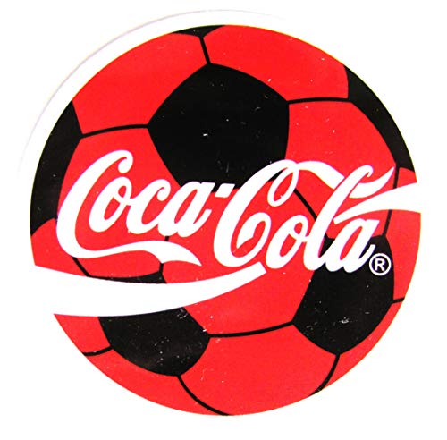 Coca C o l a - Aufkleber - Ball mit Schriftzug - Motiv 064-63 mm von Coca Cola -