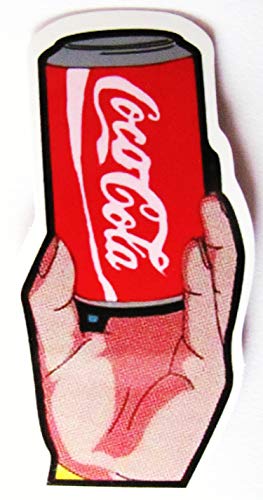 Coca C o l a - Aufkleber - Hand mit Dose - Motiv 035-63 x 32 mm von Coca Cola -