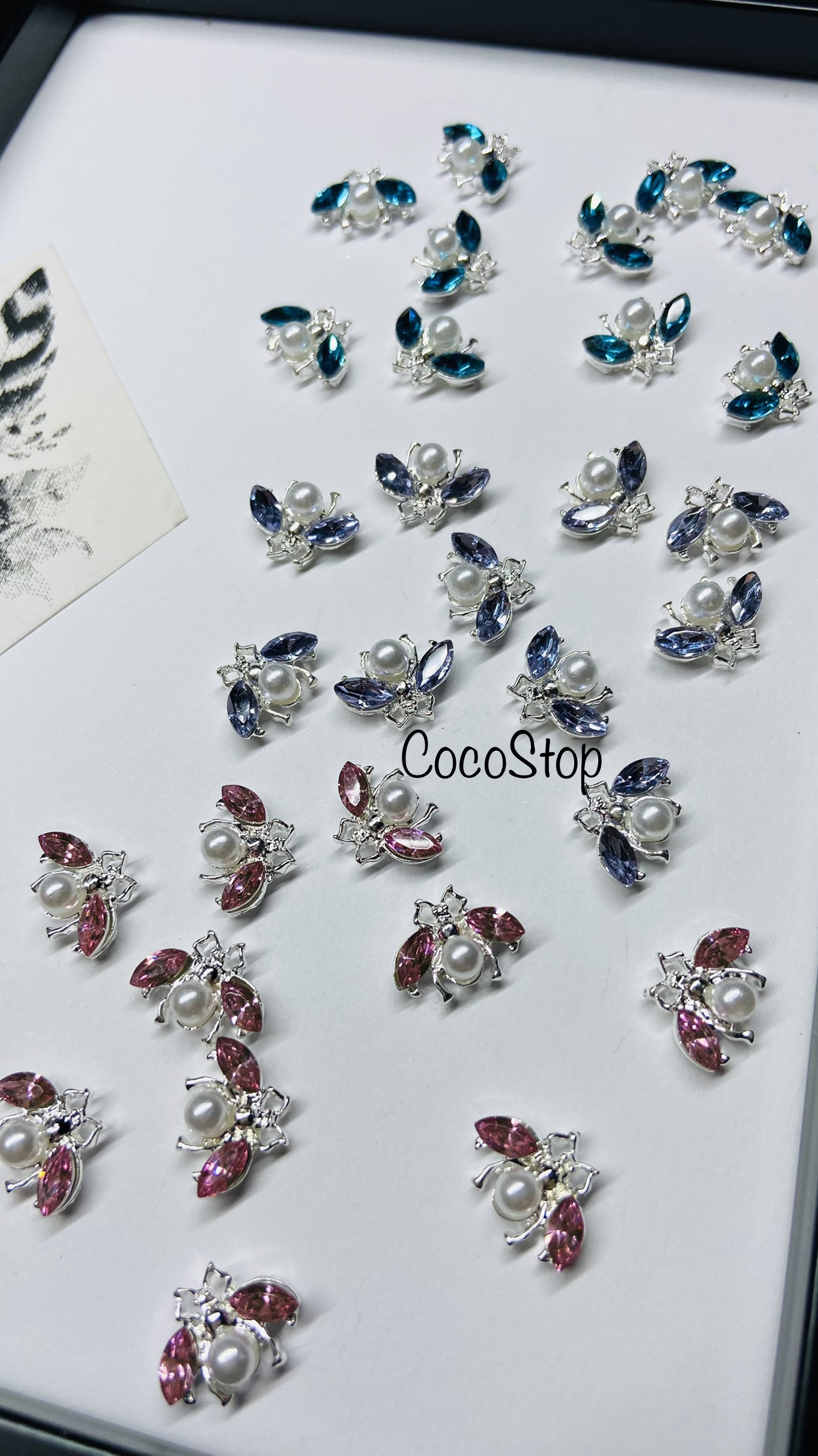 3D Biene Charms Nail Art Kristall Strass Perle Für Designs Nagel Diy Handwerk Zubehör von CocoStop