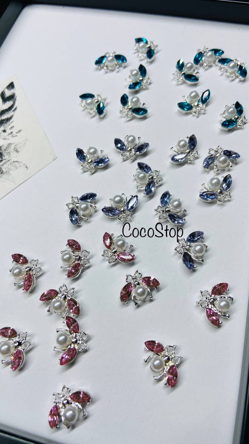 3D Biene Charms Nail Art Kristall Strass Perle Für Designs Nagel Diy Handwerk Zubehör von CocoStop