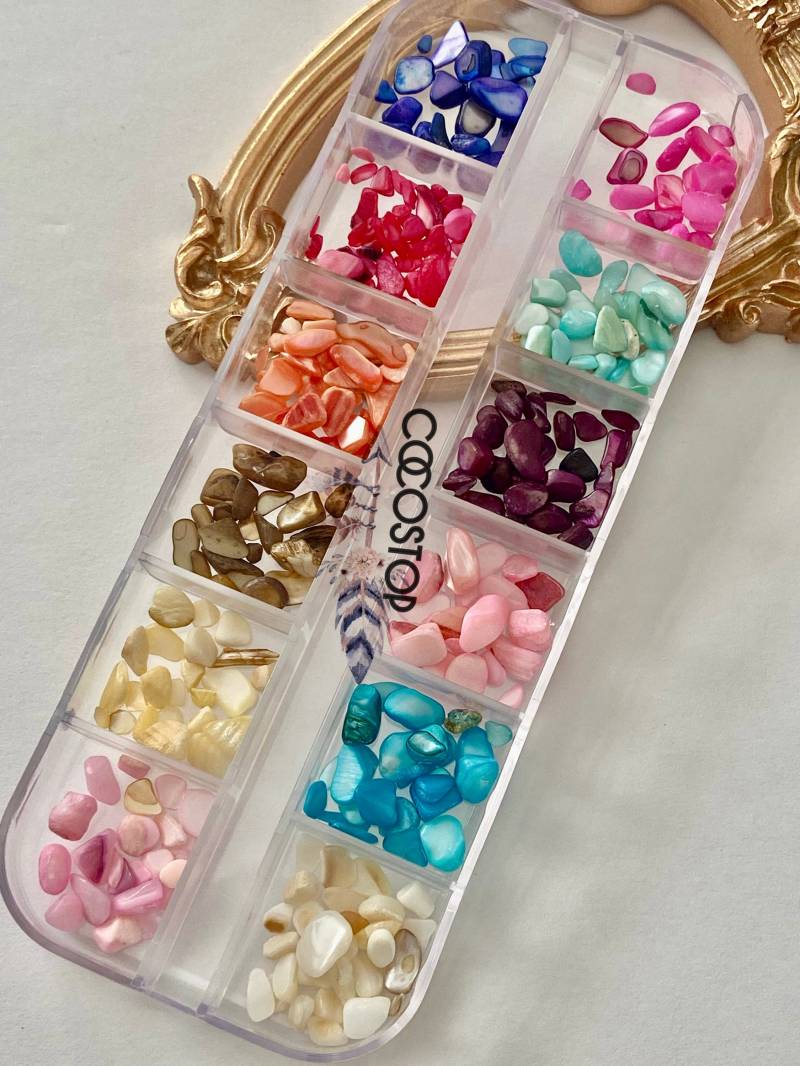 3D Mix Eissteine Nagel Charms Schmuck Nail Art Maniküre Tipps von CocoStop