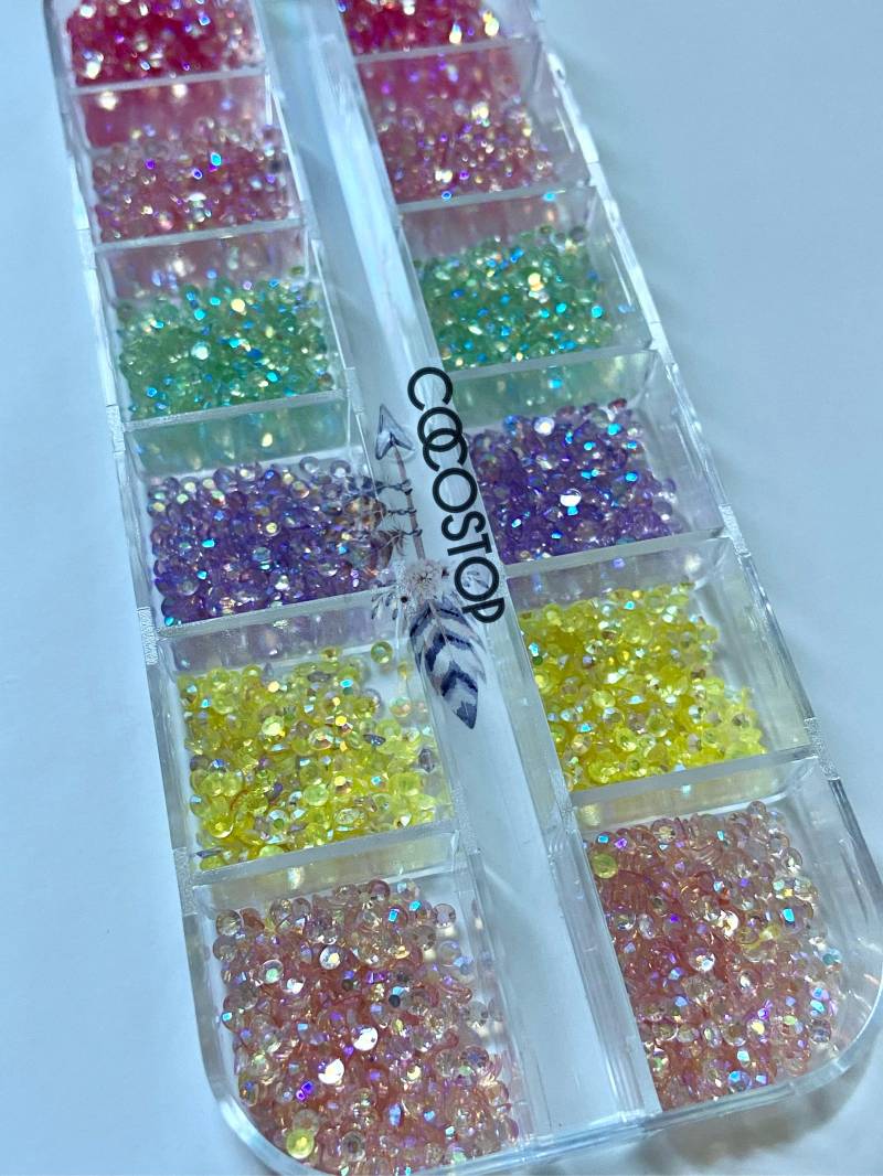 Jelly Ab Strass Box Größe 2mm von CocoStop