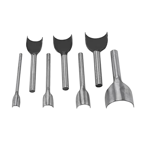Cocoarm Leder -Bastelpunsch -Gurtwerkzeuge, Halb Runder Stahlloch Loch Set für Brieftasche, Karte, Gürtelnähung Cocoarm Leder -Bastelpunsch -Gurtwerkzeuge, Halb Runder Stahlloch Loch Set für Brieftasche, Karte, Gürtelnähung von Cocoarm