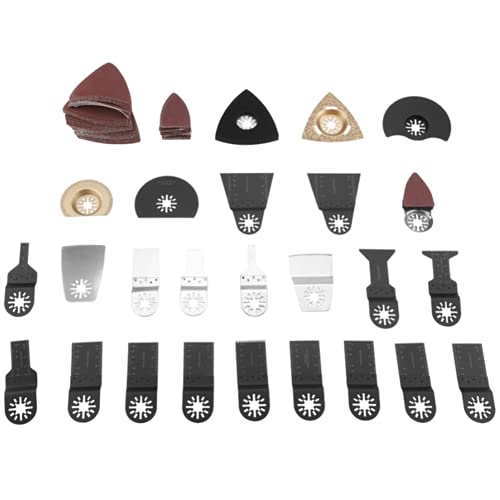 Cocoarm Sägeblätter Kit 100 STK Oszillierendes Zubehör Set Multifunktionswerkzeug Zubehör Sägeblatt Oszillierendes Zubehör Set Multitool Werkzeug von Cocoarm