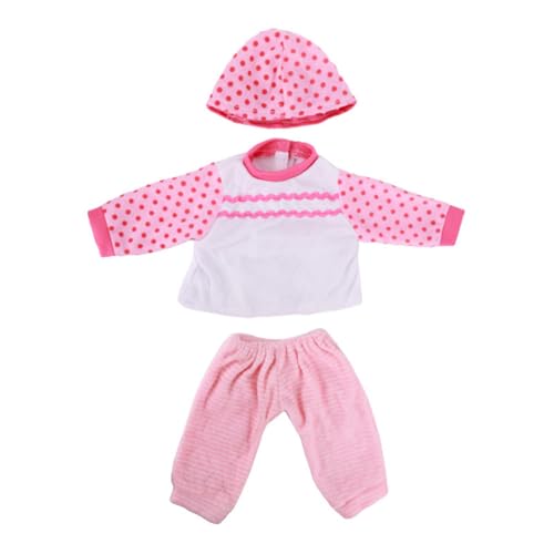 Codulu 18-Zoll-Puppen-Kleidung für amerikanische Puppen-Overall-Pyjama Kleider Zubehör für 43-46cm-1 Set-C von Codulu