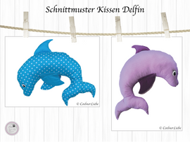 Nackenkissen Delfin von CoelnerLiebe