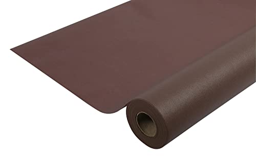 Pronappe Tischdecke R781011I Einweg-Tischdecke aus Spunbond-Vlies Länge 10m Breite 1,20m (pro Rolle) Farbe Schokolade Reißfestes, wasserabweisendes und abwischbares Material von Cogir