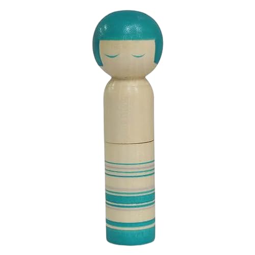 Cohana 45-185 Green Kokeshi Doll Pincushion, Holz, 8.5cm von Cohana