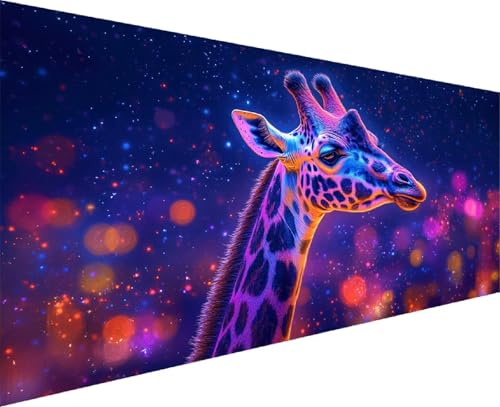 Diamond Painting Giraffe 5D Diamond Painting Erwachsene Set Animal DIY Runde Drill Crystal Strass Stickerei Daiments Bilder Kinder ab 10 Jahre ,füR MäDchen Geschenke Home Decor, Groß Xxl 25x50 cm V-4 von Cohnpjng