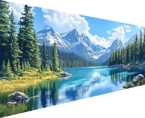 Diamond Painting Landscape 5D Diamond Painting Erwachsene Set Tree DIY Runde Drill Crystal Strass Stickerei Daiments Bilder Kinder ab 10 Jahre ,füR MäDchen Geschenke Home Decor, Groß Xxl 25x50 cm P-9 von Cohnpjng