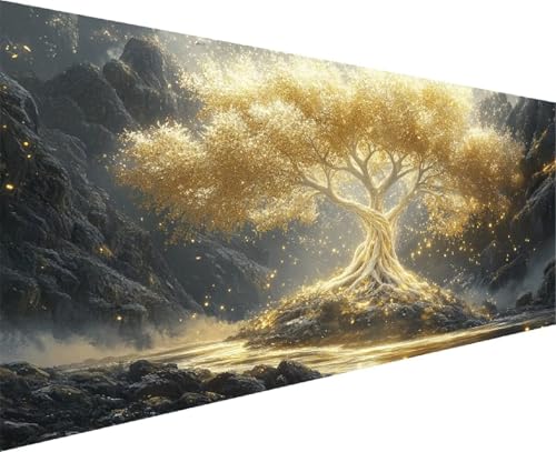 Diamond Painting Plant 5D Diamond Painting Erwachsene Set Tree DIY Runde Drill Crystal Strass Stickerei Daiments Bilder Kinder ab 10 Jahre ,füR MäDchen Geschenke Home Decor, Groß Xxl 25x50 cm W-4 von Cohnpjng