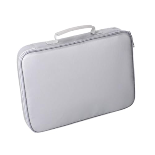 Colcolo, Dateiaufbewahrungstasche, Tasche, erweiterbare Dateiordner-Organizer-Box für Laptop, wichtige Unterlagen, 3-lagig Ohne Schloss von Colcolo