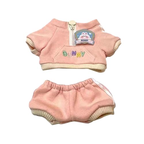 Colcolo 2X Puppen Sportanzug Casual Outfits ACCS Miniatur Kleidung Kostüm für 8 Zoll Puppen Anzieh Mädchen Puppen Geburtstagsgeschenke, Rosa von Colcolo