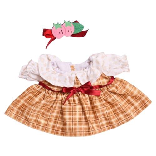 Colcolo 38cm Puppenkleid Kleidung Kostüme Anhänger Puppe weich stilvolle abnehmbare Dekoration Geburtstagsgeschenke Puppenkleidung Puppenoutifits von Colcolo