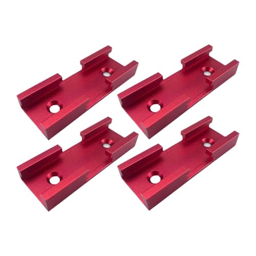 Colcolo 4x Holzbearbeitung T -Tracks doppelt geschnittenes Jig -Profil Professioneller Universal T Slot Intersection Slot für Holzbearbeitungsgefälle, Rot Colcolo 4x Holzbearbeitung T -Tracks doppelt geschnittenes Jig -Profil Professioneller Universal T Slot Intersection Slot für Holzbearbeitungsgefälle, Rot von Colcolo