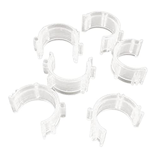 Colcolo 50 Stk. Spulenhalter Clips Bobbin Holders für Stickerei Nähgarn - klar von Colcolo