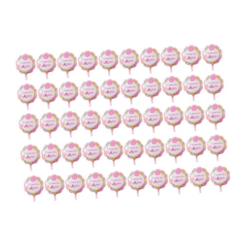 Colcolo 50pcs Muttertagsballons Party Dekoration dich Mutter Briefe Folienballon -Ornament zum Feiern festlichen Geburtstag von Colcolo