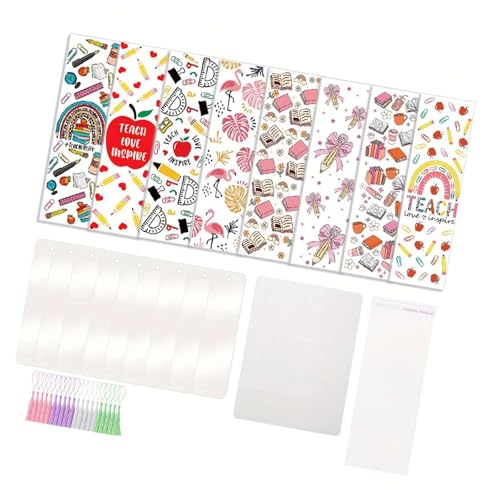 Colcolo Acryl Lesezeichen, 16 Sets für kreative Buchmarkierungen, Stil c Colcolo Acryl Lesezeichen, 16 Sets für kreative Buchmarkierungen, Stil c von Colcolo