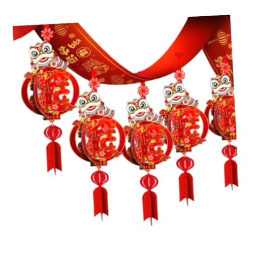 Colcolo Banner zum chinesischen Neujahr, Jahr der Schlange, Girlande, Heimdekoration, Frühlingsfest, Ornament, DIY-Hängeflagge für Restaurantpartys, Style A von Colcolo