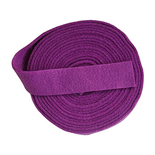 Colcolo Filzband Filzband Gürtel DIY Handwerk Ornament handgemachte Kunst für Bowknot Applikationen Zubehör Home Party, Violett von Colcolo