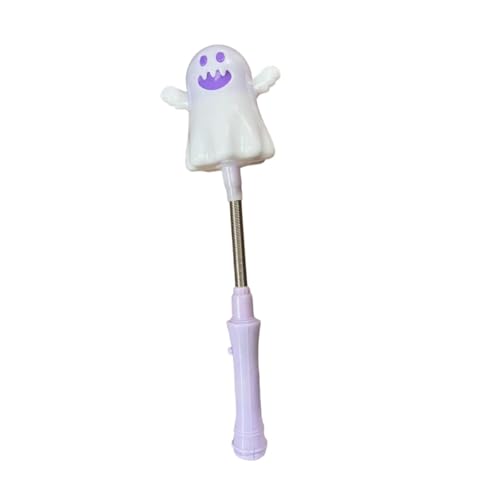 Colcolo Halloween-Knicklicht, Leuchtstab, Cartoon-Foto-Requisiten, niedliche leuchtende Partygeschenke, blinkend zum Füllen von Geschenktüten, Spielpreise, Weißer Geist von Colcolo