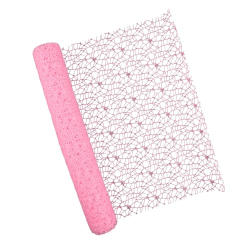 Colcolo Jacquard-Netzgewebe, Blumenverpackung, durchbrochenes Blumenpapier, Blumenstrauß-Geschenkpapier für Floristenbedarf, Rosa von Colcolo