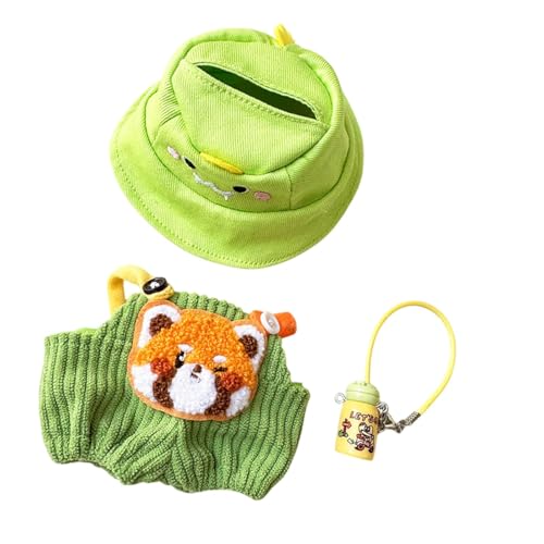 Colcolo Mini-Puppen Hosen Kleidung Set, Puppen Bekleidungs zubehör, Puppen zubehör Kleidung, Puppe Outifits, Puppen Kleidung für Mädchen Puppe, Hundeflaschenset von Colcolo