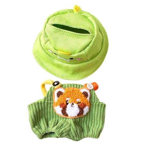 Colcolo Mini-Puppen Hosen Kleidung Set, Puppen Bekleidungs zubehör, Puppen zubehör Kleidung, Puppe Outifits, Puppen Kleidung für Mädchen Puppe, Hundemütze-Set von Colcolo