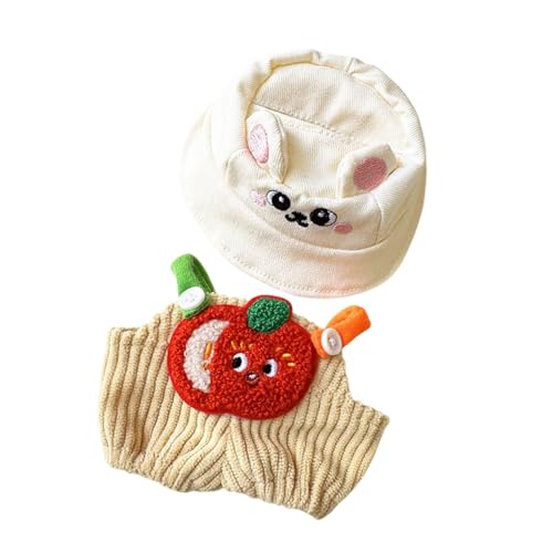 Colcolo Mini-Puppen Hosen Kleidung Set, Puppen Bekleidungs zubehör, Puppen zubehör Kleidung, Puppe Outifits, Puppen Kleidung für Mädchen Puppe, Obsthut-Set von Colcolo