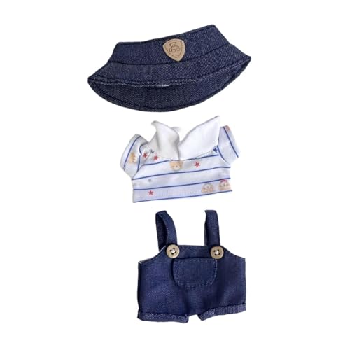 Colcolo Mini-Puppenkleidung für 6 Zoll Puppen, Puppenkleidung, Kostüme, Kleidung mit Mütze, Bequeme Puppenhose, Outfits zum Anziehen für Kinder im Alter von von Colcolo