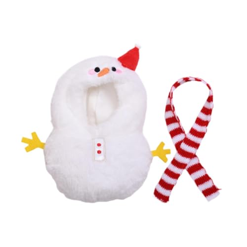 Colcolo Miniatur-Puppenkleidung, süßer Puppenkleidungsanzug, weihnachtliche Schneemann-Kleidung, Kostüme, bequemes DIY-Puppenspielzeug für 17 cm große Puppen von Colcolo