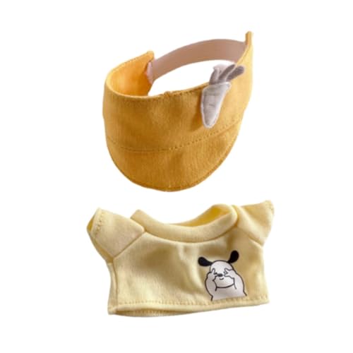 Colcolo Puppenkleidungsset, Puppenzubehör, Kleidung, Cosplay, süßer Puppenkleidungsanzug für 15 cm große Puppen, Kostüm, Partygeschenk, DIY-Zubehör, mit Hut von Colcolo