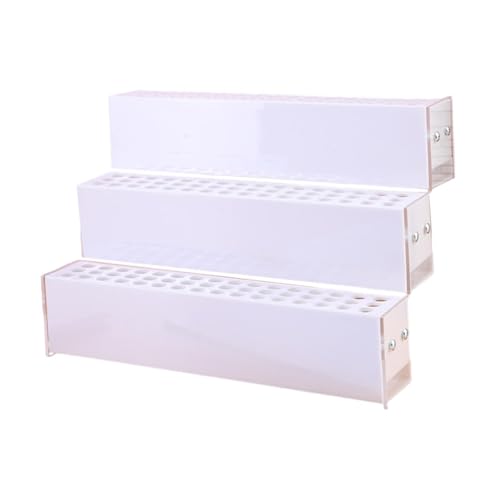 Colcolo Stift Display-ständer Make-Up Pinsel Organizer Rack Multi Löcher Bleistift Stift Halter für Büro, 3 Lagen 144 Löcher von Colcolo