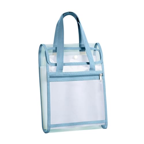 Colcolo Vertikaler Akkordeon-Aktenordner, Papier-Organizer, Bürobedarf, A4-Letter-Format, 13-Tasche für Postkarten, Lieferscheine, Quittungen, Blau von Colcolo