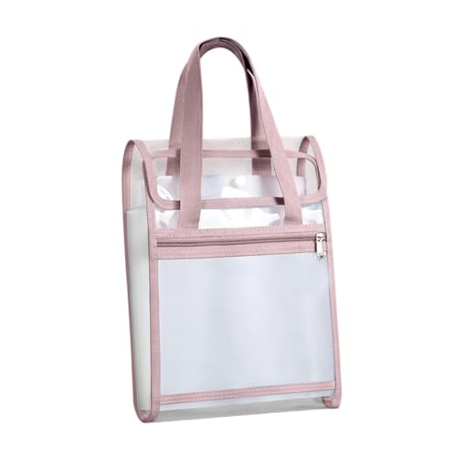 Colcolo Vertikaler Akkordeon-Aktenordner, Papier-Organizer, Bürobedarf, A4-Letter-Format, 13-Tasche für Postkarten, Lieferscheine, Quittungen, Rosa von Colcolo