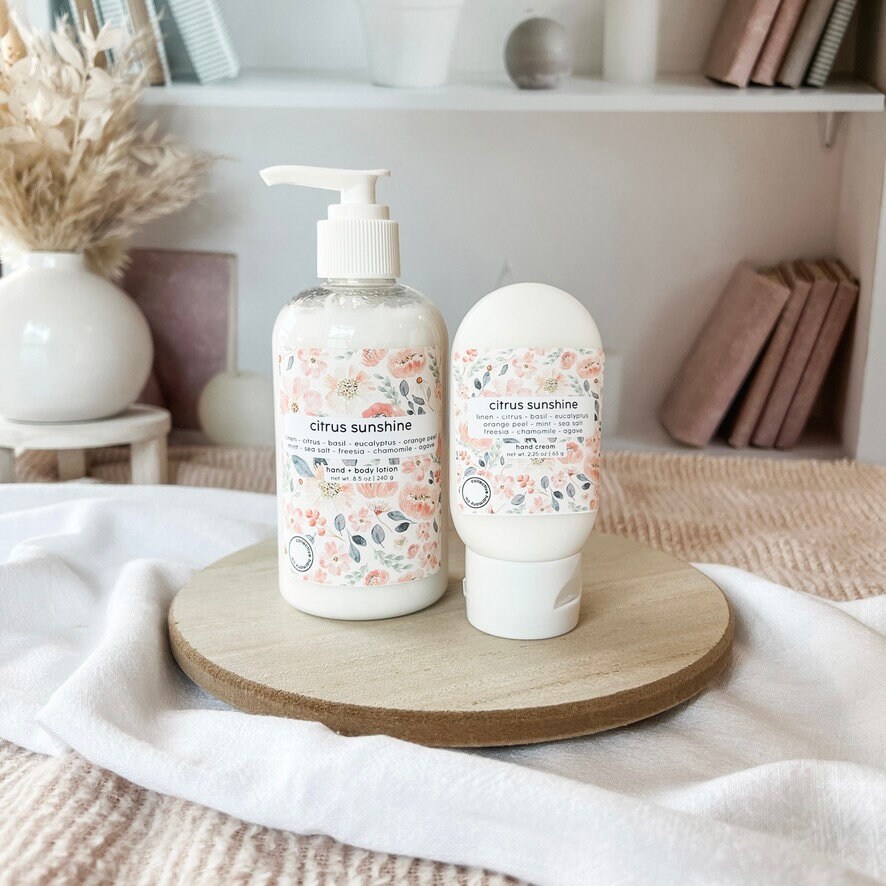 Citrus Sonnenschein | Shea + Aloe Vera Körperbutter Handgegossener Bodylotion von CollectiveHarmonyCo