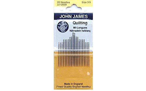 Size 3/9 20/Pkg Quilting/Betweens Hand Needles JJ120-39 von Colonial Needle