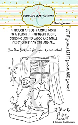 Colorado Craft Company AJ527 Clear Stamp Colorado transparenter Stempel auf der Aussichtsseite, Photopolymer, On the Lookout-by Anita Jeram Colorado Craft Company AJ527 Clear Stamp Colorado transparenter Stempel auf der Aussichtsseite, Photopolymer, On the Lookout-by Anita Jeram von Colorado Craft Company