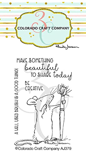 Colorado Craft Company Clear Stamps 2"X3"-Be Creative Mini-By Anita Jeram von Colorado Craft Company