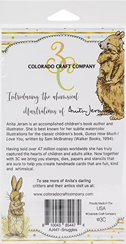 Colorado Craft Company Clear Stamps 4"X6"-Snuggles-By Anita Jeram von Colorado Craft Company