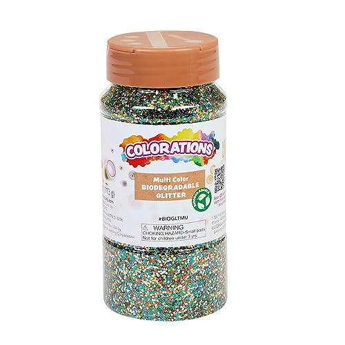 Colorations Biologische Afbreekbare Glitter – mehrfarbig, 113 g von Colorations