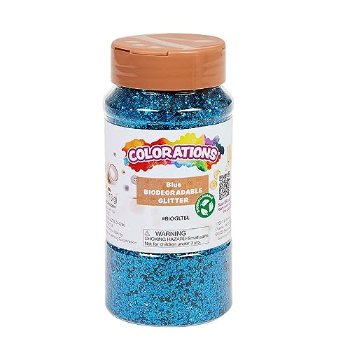 Colorations Biologische Afbreekbare Glitter – Blauw, 113 g von Colorations