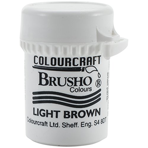 Colorfin brusho Kristall Farbe 15 g Hellbraun von PanPastel