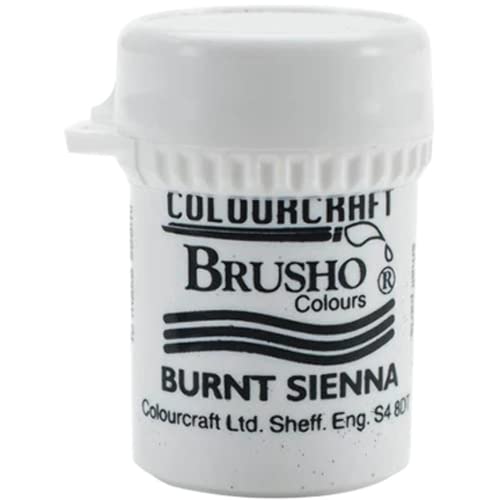 Colorfin brusho Kristall Farbe 15 g Burnt Sienna von PanPastel