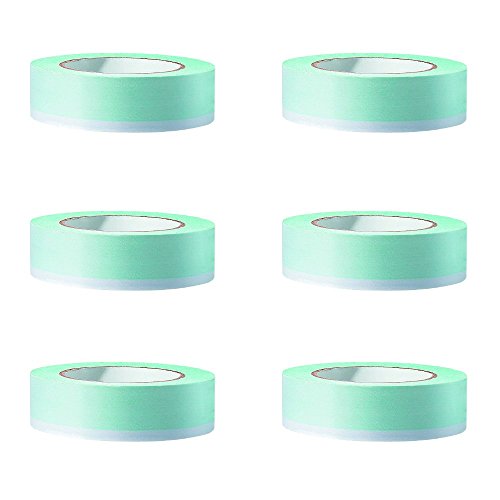 Colorus 6 x PROFI Maskenband UV 25 mm beidseitig klebend 25 m Double Tape Acrylat Klebeband Abdeckband Abklebeband Duoband von Colorus