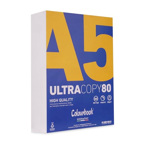 Colourbook® UltraCopy80 Multifunktions-Druckpapier, A5, 80 g/m², 1 Ries à 500 Blatt von Colourbook