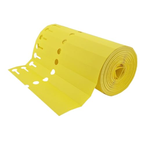 CombiCraft PVC Sleufetiketten Gelb, 200 x 20 mm, 200 Mikron - 1000 Stück auf Rolle - Robust, vielseitig & einfach zu beschriften - Ideal für Kennzeichnung in verschiedenen Umgebungen von CombiCraft