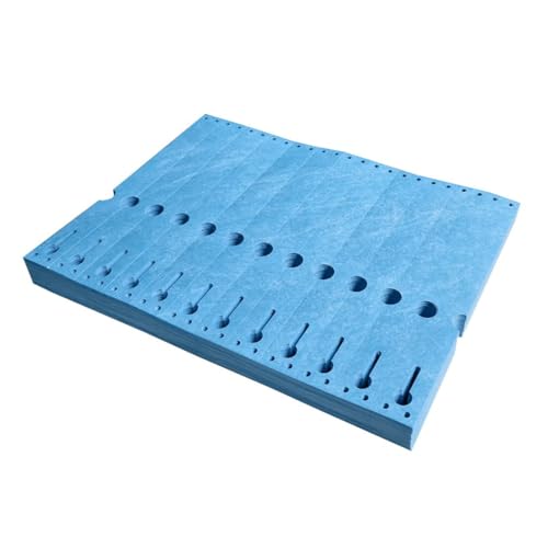 CombiCraft Tyvek Schlaufenetiketten - 220 x 25,4 mm - 1000 Stück - Blau - 105 g/m² Tyvek - Geeignet für Matrixdrucker - Beschriftbar - Ideal für verschiedene Sektoren von CombiCraft